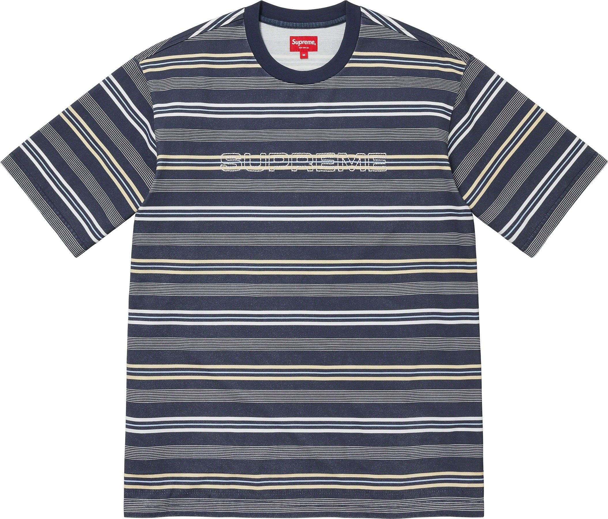 Dash Stripe S/S Top view 3